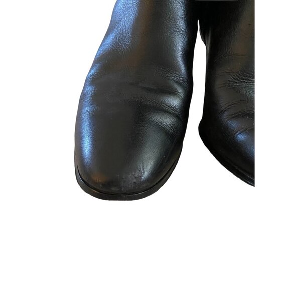 Cole Haan Everly Boots Black Size 6.5 Stealth Wealth Preppy Equestrian Classic - Picture 7 of 15